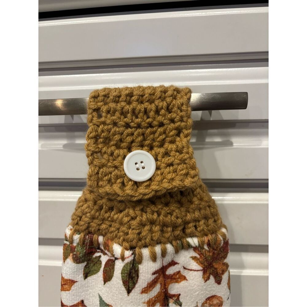 Crochet Top Kitchen-Fall leaves - Picture 2 of 2